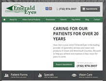 Tablet Screenshot of emeraldeyes.com